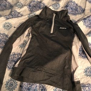 PINK half zip up sweatshirt